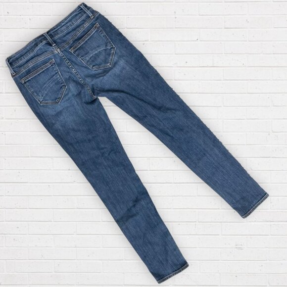 DRIFTWOOD Jackie Star Embellished Trim Skinny Stretch Denim Ankle Jeans Size 26 - Picture 9 of 9